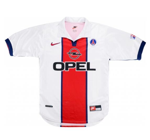 1997-1998 PSG Retro Away Kit Soccer Jersey